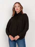 Сорочка жіноча Lanti Longlsleeve Shirt K116 38/40 Чорна (5904252721926) - зображення 1