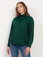 Koszula damska z bufiastymi rękawami Lanti Longlsleeve Shirt K116 34/36 Zielona (5904252721940) - obraz 3