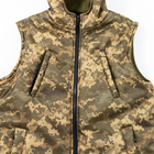 Жилетка флісова тактична жилет армійська, тепла демісезонна військова безрукавка піксель OSPORT (ty-0043) Піксель S - зображення 4