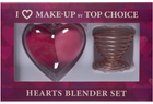 Zestaw Top Choice Hearts Blender Set gąbki do makijażu 2 szt + stojak (5905710038310) - obraz 1