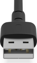 Kabel Krux USB Typ A USB Typ C 3 A QC 3.0 120 cm LED (KRX0047) - obraz 7