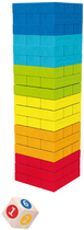Настільна гра Smily Play Дженга кольорова вежа (5905375820497) - зображення 3