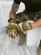 Рукавички тактичні Mechanix M-Pact 3 з кісточками Мультикам BKA ВТ4924