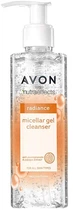Міцелярний гель для вмивання "Сяйво" - Avon Nutra Effects Radiance Micellar Gel Cleanser 195ml (996126-1289632-2)