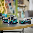 Zestaw klocków Lego City Samochód wyścigowy i laweta 328 części (60406) - obraz 4