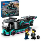 Zestaw klocków Lego City Samochód wyścigowy i laweta 328 części (60406) - obraz 10