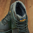 Зимові чоловічі кросівки хакі мультикам 40 (26,5) - зображення 6