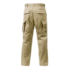 Тактичні штани Rothco Fit Zipper Fly BDU Pants Khaki - изображение 3