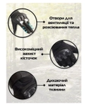Зимние тактические защитные перчатки на флисе черные 30102 размер универсальный - изображение 5