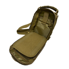 Сумка-рюкзак нарудная тактическая однолямочная Камуфляж ZE0145 Laser - изображение 3