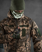 Тактичний зимовий теплий військовий комплект Masterka ( Куртка + Штани ), Камуфляж: Піксель, Розмір: M - зображення 7