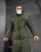 Тактический зимний теплый военный комплект Laker ( Куртка + Штаны ), Камуфляж: Олива, Размер: S - изображение 4