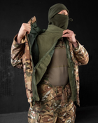 Тактический зимний теплый военный комплект Squad ( Куртка + Штаны ), Камуфляж: Мультикам, Размер: XXL - изображение 5