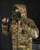 Тактичний зимовий теплий військовий комплект Brazal ( Куртка + Штани ), Камуфляж: Мультикам, Розмір: XL - зображення 5
