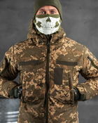 Тактический зимний теплый военный комплект Polar ( Куртка + Штаны ), Камуфляж: Пиксель, Размер: XL - изображение 4
