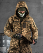 Тактический зимний теплый военный комплект Polar ( Куртка + Штаны ), Камуфляж: Пиксель, Размер: XL - изображение 5
