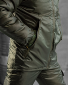 Тактический зимний теплый военный комплект SnowStorm ( Куртка + Штаны ), Камуфляж: Олива, Размер: L - изображение 6