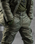 Тактический зимний теплый военный комплект SnowStorm ( Куртка + Штаны ), Камуфляж: Олива, Размер: L - изображение 8