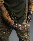 Тактический зимний теплый военный комплект SnowStorm ( Куртка + Штаны ), Камуфляж: Мультикам, Размер: S - изображение 8