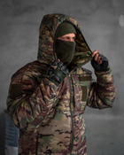 Тактический зимний теплый военный комплект KR-15 ( Куртка + Штаны ), Камуфляж: Мультикам, Размер: L - изображение 4