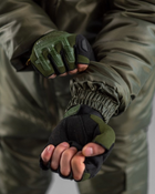 Тактический зимний теплый военный комплект SnowStorm ( Куртка + Штаны ), Камуфляж: Олива, Размер: XXL - изображение 7