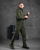 Тактический зимний теплый военный комплект Fastpos ( Куртка + Штаны ), Камуфляж: Олива, Размер: M - изображение 3