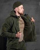 Тактичний зимовий теплий військовий комплект Fastpos ( Куртка + Штани ), Камуфляж: Олива, Розмір: XL - зображення 5