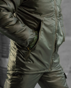 Тактический зимний теплый военный комплект SnowStorm ( Куртка + Штаны ), Камуфляж: Олива, Размер: S - изображение 6
