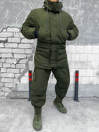 Тактичний зимовий теплий військовий комплект DuCut ( Куртка + Штани ), Камуфляж: Олива, Розмір: XL - зображення 1