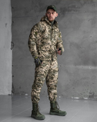 Тактический зимний теплый военный комплект RH-16 ( Куртка + Штаны ), Камуфляж: Пиксель ВСУ, Размер: XXL - изображение 3