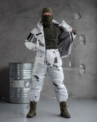 Тактический зимний теплый военный комплект Falcon ( Куртка + Штаны ), Камуфляж: Белый, Размер: XXXL - изображение 3