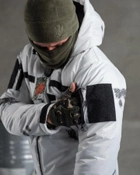 Тактичний зимовий теплий військовий комплект Falcon ( Куртка + Штани ), Камуфляж: Білий, Розмір: XXXL - зображення 7