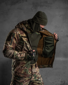 Тактичний зимовий теплий військовий комплект Klinz ( Бушлат + Куртка + Штани ), Камуфляж: Мультикам, Розмір: L - зображення 6