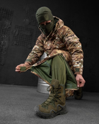 Тактический зимний теплый военный комплект Squad ( Куртка + Штаны ), Камуфляж: Мультикам, Размер: XL - изображение 9