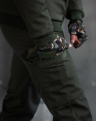 Тактичний зимовий теплий військовий комплект KH/-13 ( Куртка + Штани ), Камуфляж: Олива, Розмір: S - зображення 8