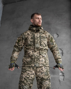 Тактический зимний теплый военный комплект RH-16 ( Куртка + Штаны ), Камуфляж: Пиксель ВСУ, Размер: M - изображение 4