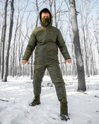 Тактический зимний теплый военный комплект StormSnow ( Куртка + Штаны ), Камуфляж: Олива, Размер: XL - изображение 4