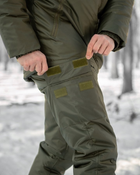 Тактичний зимовий теплий військовий комплект StormSnow ( Куртка + Штани ), Камуфляж: Олива, Розмір: XL - зображення 9