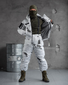 Тактический зимний теплый военный комплект Falcon ( Куртка + Штаны ), Камуфляж: Белый, Размер: M - изображение 3
