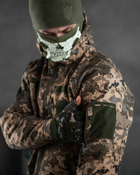 Тактический зимний теплый военный комплект Masterka ( Куртка + Штаны ), Камуфляж: Пиксель, Размер: L - изображение 6