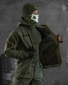 Тактический зимний теплый военный комплект Mistx ( Куртка + Штаны ), Камуфляж: Олива, Размер: S - изображение 6