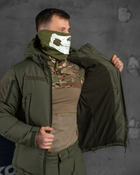 Тактичний зимовий теплий військовий комплект Laker ( Куртка + Штани ), Камуфляж: Олива, Розмір: XXL - зображення 8