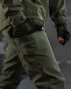 Тактичний зимовий теплий військовий комплект Mistx ( Куртка + Штани ), Камуфляж: Олива, Розмір: S - зображення 10