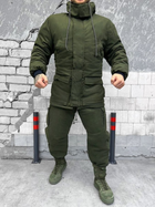 Тактичний зимовий теплий військовий комплект DuCut ( Куртка + Штани ), Камуфляж: Олива, Розмір: L - зображення 4