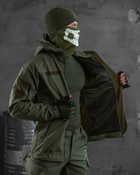 Тактичний зимовий теплий військовий комплект Mistx ( Куртка + Штани ), Камуфляж: Олива, Розмір: XL - зображення 6