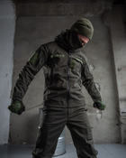Тактичний зимовий теплий військовий комплект Patrol ( Куртка + Штани ), Камуфляж: Олива, Розмір: L - зображення 4