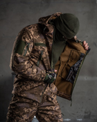 Тактичний теплий військовий комплект Faura ( Куртка + Штани ), Камуфляж: Піксель, Розмір: XXXL - зображення 8