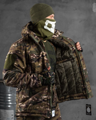 Тактический зимний теплый военный комплект Polar ( Куртка + Штаны ), Камуфляж: Мультикам, Размер: XXL - изображение 9