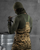 Тактический зимний теплый военный комплект Bellon ( Куртка + Штаны ), Камуфляж: Пиксель ВСУ, Размер: S - изображение 10