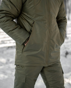 Тактичний зимовий теплий військовий комплект StormSnow ( Куртка + Штани ), Камуфляж: Олива, Розмір: S - зображення 6